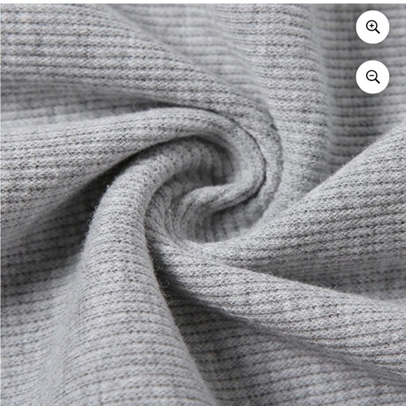 Hera Collection Grey Ribbed Body-con High Neck Y2K 90s Knit Stretchy Dress S - Picture 4 of 9